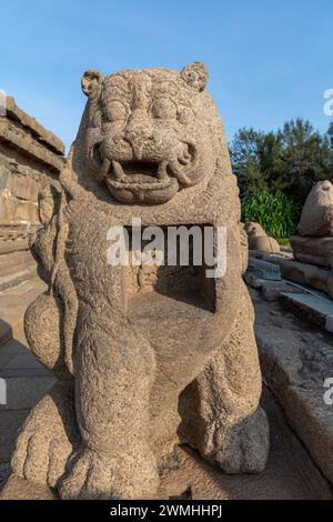 Le temple Shore Mamallapuram Inde Banque D'Images