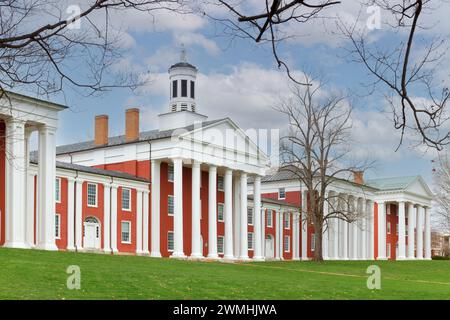 Université de Washington and Lee, Lexington, vallée de Shenandoah, en Virginie, USA. Banque D'Images