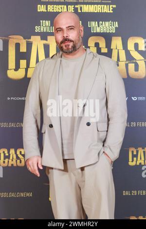 News - Photocall Movie Caracas Marco d Amore lors de la photocall du film Caracas, 26 février 2024 Cinema Barberini, Rome, Italie Copyright : xcxEmanuelaxVertolli/SportReporterx/xLiveMediax LPN 1251870 Banque D'Images
