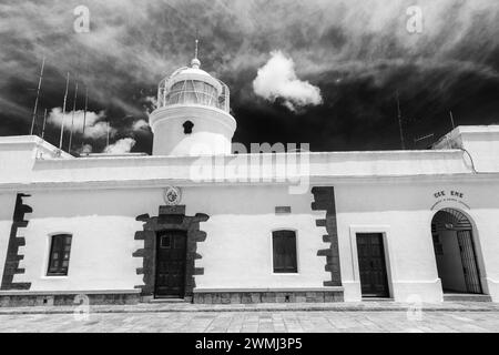 Phare El Cerro de Montevideo, Montevideo, Uruguay, Amérique du Sud Banque D'Images