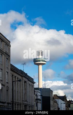 Tour de radio dans le centre-ville de Liverpool Banque D'Images