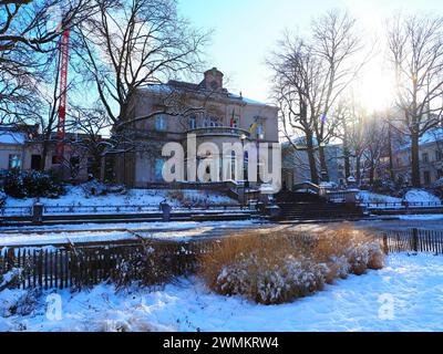 Faits saillants de l'hiver à Bruxelles, Belgique Banque D'Images