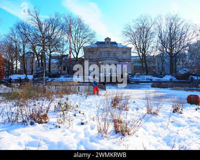 Faits saillants de l'hiver à Bruxelles, Belgique Banque D'Images