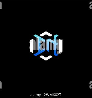 DANS LES idées de concept de jeu initial pour l'équipe esport, Twitch, streamer et joueur Illustration de Vecteur