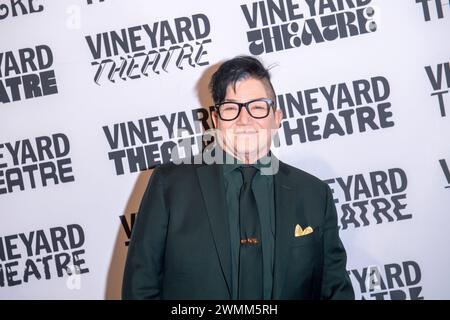 New York, États-Unis. 26 février 2024. NEW YORK, NEW YORK - FÉVRIER 26 : Lea DeLaria assiste au Gala du 41e anniversaire du Vineyard Theatre 2024 en l'honneur de l'acteur Jesse Tyler Ferguson à l'Edison Ballroom le 26 février 2024 à New York. Crédit : Ron Adar/Alamy Live News Banque D'Images