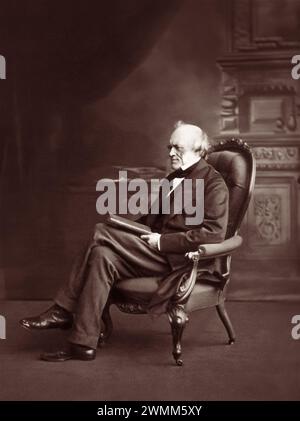 Sir Charles Lyell, 1er baronnet, FRS (1797-1875) était un avocat britannique et le géologue de premier plan de son époque. Il est surtout connu pour son livre Principles of Geology qui a popularisé le concept d'uniformitarisme. Banque D'Images