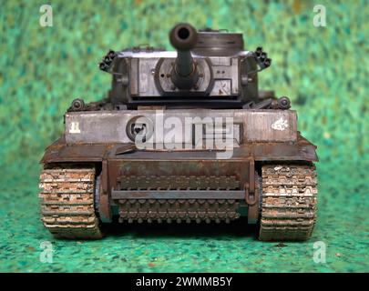 Modèle réduit allemand WW2 Tiger 1 Banque D'Images