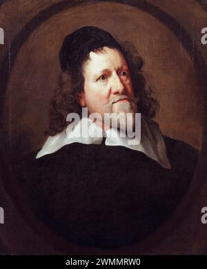 Inigo Jones (1573-1652), architecte anglais, portrait peint à l'huile sur toile d'après Sir Anthony van Dyck, 1610-1880 Banque D'Images