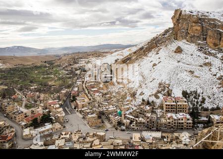 Syrie, ma'lula ; Maaloula, paysage Banque D'Images