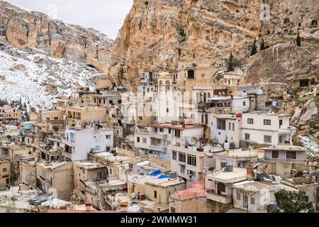 Syrie, ma'lula ; Maaloula, paysage Banque D'Images