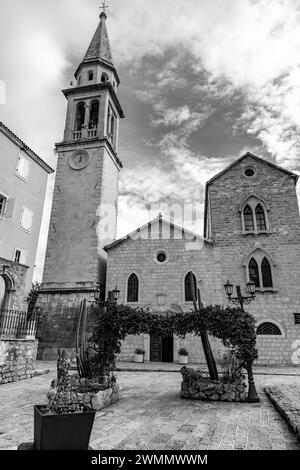 Église catholique de Sveti Ivan aussi connu comme étant Jean-baptiste, siège du diocèse jusqu’en 1828. Banque D'Images