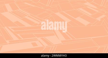 Cool Seamless Peach Fuzz Abstract Pattern Vector illustration fond Illustration de Vecteur
