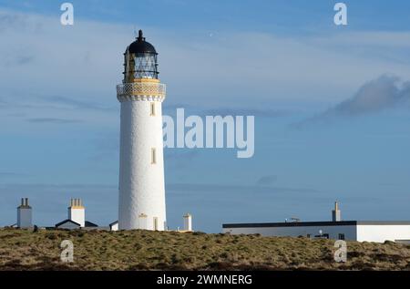 Phare de Mull of Galloway à la pointe du point le plus méridional de l'Écosse Wigtownshire Écosse - construit 1828 - 1830 Banque D'Images