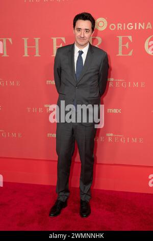 26 février 2024, New York, New York, États-Unis : Will Tracy assiste à la première de l'original HBO 'The Regime' au Musée américain d'histoire naturelle de New York (image crédit : © Lev Radin/Pacific Press via ZUMA Press Wire) USAGE ÉDITORIAL SEULEMENT! Non destiné à UN USAGE commercial ! Banque D'Images