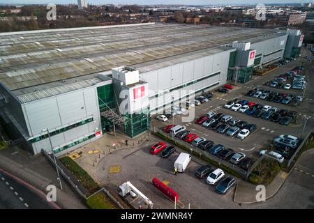 St Stephens Street, Birmingham, 27 février 2024 - Royal mail Birmingham, mail Centre and Depot. Pic pris 27/02/2024 crédit : Stop Press Media/Alamy Live News Banque D'Images