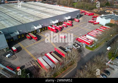 St Stephens Street, Birmingham, 27 février 2024 - Royal mail Birmingham, mail Centre and Depot. Pic pris 27/02/2024 crédit : Stop Press Media/Alamy Live News Banque D'Images