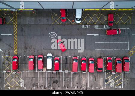 St Stephens Street, Birmingham, 27 février 2024 - Royal mail Birmingham, mail Centre and Depot. Pic pris 27/02/2024 crédit : Stop Press Media/Alamy Live News Banque D'Images