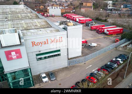 St Stephens Street, Birmingham, 27 février 2024 - Royal mail Birmingham, mail Centre and Depot. Pic pris 27/02/2024 crédit : Stop Press Media/Alamy Live News Banque D'Images