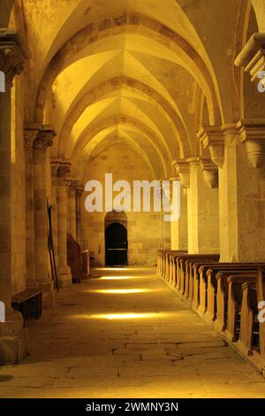 Dans l'église de l'abbaye cistercienne, Bélapátfalva Banque D'Images