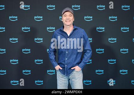 Berlin, Allemagne. 27 février 2024. Michael 'Bully' Herbig assiste à la conférence de presse annuelle de Prime Video au WECC Berlin. Crédit : Annette Riedl/dpa/Alamy Live News Banque D'Images