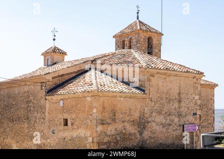 L'église de San Juan Bautista de Gormaz, Espagne Banque D'Images