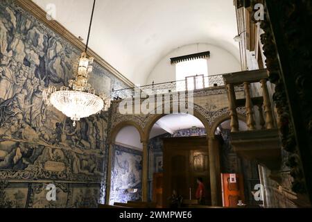 Olivenza, Badajoz, Espagne- 23 octobre 2024 : détails architecturaux de la chapelle du Saint-esprit dans la ville d'Olivenza Banque D'Images