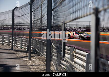 54 FLOHR Thomas (SWI), CastelACCI Francesco (ita), RIGON Davide (ita), Vista AF Corse, Ferrari 296 GT3 #54, action lors du Prologue du Championnat du monde d'Endurance FIA 2024, du 24 au 26 février 2024 sur le circuit international de Losail à Lusail, Qatar - photo Javier Jimenez / DPPI Banque D'Images