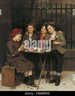 Brown John George - clients difficiles (1881) Banque D'Images