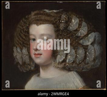 María Teresa (1638-1683), Infante d'Espagne Velázquez (Diego Rodríguez de Silva y Velázquez) Espagnol 1651-54 Banque D'Images