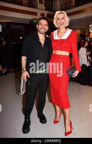 Marc Terenzi und Verena Kerth BEI der Gala zur Verleihung der Best Brands Awards AM 27.02.2024 im Hotel Bayerischer Hof in Muenchen Banque D'Images