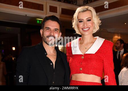 Marc Terenzi und Verena Kerth BEI der Gala zur Verleihung der Best Brands Awards AM 27.02.2024 im Hotel Bayerischer Hof in Muenchen Banque D'Images