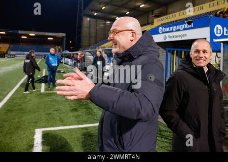 LEEUWARDEN, 27-02-2024, Cambuur Stadium, football, néerlandais KNVB Beker, saison 2023/2024, pendant le match Cambuur - NEC (CUP), Wilco van Schaik crédit : Pro Shots/Alamy Live News Banque D'Images