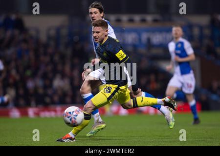 Blackburn, Royaume-Uni. 28 février 2024. Blackburn, Angleterre, 28 février 2024 Harvey Barnes de Newcastle United lors du match de football de la FA Cup entre Blackburn Rovers et Newcastle United à Elwood Park à Blackburn, Angleterre. (Richard Callis/SPP) crédit : photo de presse sportive SPP. /Alamy Live News Banque D'Images