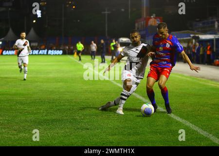 ITAJAI (SC) - 27/02/2024 - Copa do Brasil 2024 / Futebol - Marcilio Dias x Vasco da Gama, pela Copa do Brasl 2024, primeira fase, na noite desta terç Banque D'Images