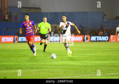 ITAJAI (SC) - 27/02/2024 - Copa do Brasil 2024 / Futebol - Marcilio Dias x Vasco da Gama, pela Copa do Brasl 2024, primeira fase, na noite desta terç Banque D'Images