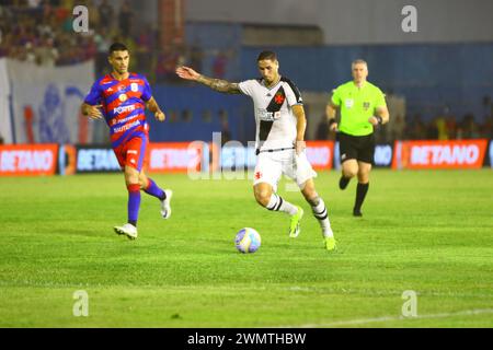 ITAJAI (SC) - 27/02/2024 - Copa do Brasil 2024 / Futebol - Marcilio Dias x Vasco da Gama, pela Copa do Brasl 2024, primeira fase, na noite desta terç Banque D'Images