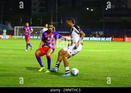 ITAJAI (SC) - 27/02/2024 - Copa do Brasil 2024 / Futebol - Marcilio Dias x Vasco da Gama, pela Copa do Brasl 2024, primeira fase, na noite desta terç Banque D'Images