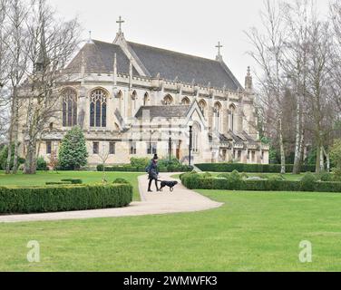 Chapelle à Oundle - Angleterre - public (i.e. privé) 11-18 internat mixte et école de jour, fondée en 1556 pour fournir un enseignement gratuit. Banque D'Images