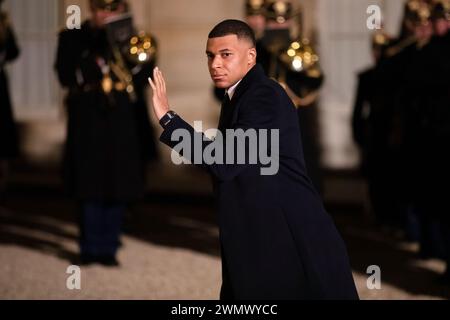 Paris, France, mardi 27 février 2024, M. Kylian Mbappé, crédit François Loock / Alamy Live News Banque D'Images