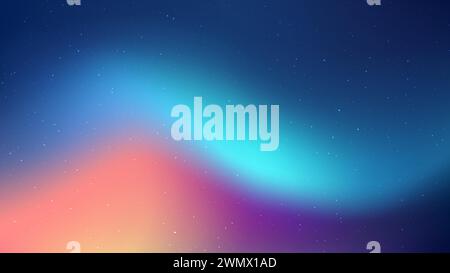 Fond de gradient d'univers étoilé. Stardust dans l'univers cosmos profond, galaxie de la voie lactée, ciel nocturne. Illustration vectorielle Illustration de Vecteur