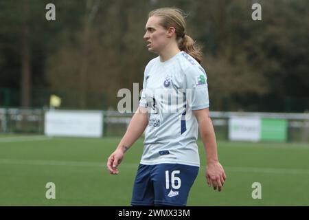 Southampton Women FC v Bridgwater United Women FC FAWNL 25 février 2024 à Ascot United FC Banque D'Images