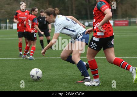 Southampton Women FC v Bridgwater United Women FC FAWNL 25 février 2024 à Ascot United FC Banque D'Images