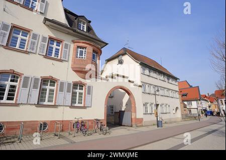 Heilig-Geist-Hospital, clinique de jour pour la psychiatrie et la psychothérapie, Bensheim, Hessische Bergstrasse, Hesse, Allemagne Banque D'Images