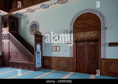 Mosquée Fethiye, ancienne église orthodoxe russe, intérieur, Kars, Turquie Banque D'Images