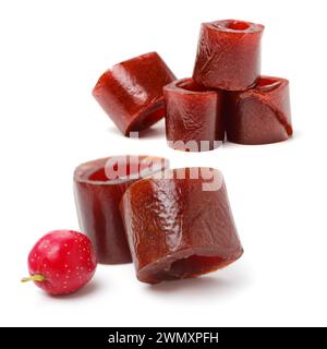 Produits Hawthorn sur fond blanc Banque D'Images