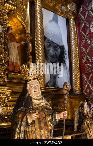 Colombie, quartier de Cundinamarca, Bogota, musée Santa Clara ancienne église convertie en musée Banque D'Images