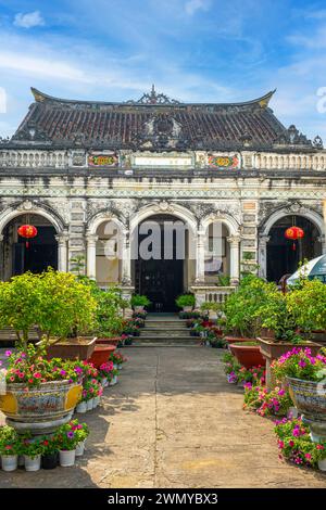 Vietnam, Delta du Mékong, sa Dec, ancienne maison de Huynh Thuy le, construite en 1895, première amante de l'écrivain Marguerite Duras Banque D'Images