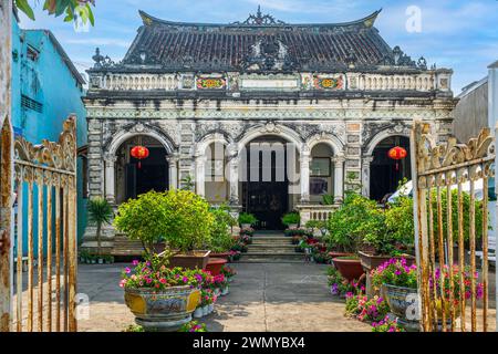 Vietnam, Delta du Mékong, sa Dec, ancienne maison de Huynh Thuy le, construite en 1895, première amante de l'écrivain Marguerite Duras Banque D'Images