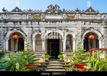 Vietnam, Delta du Mékong, sa Dec, ancienne maison de Huynh Thuy le, construite en 1895, première amante de l'écrivain Marguerite Duras Banque D'Images