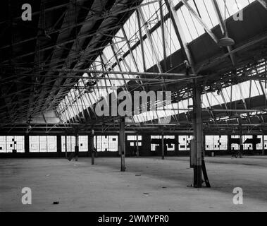 Zone industrielle - bâtiment ancien - entrepôt - Ford Motor Company usine de montage de long Beach, bâtiment de montage, 700 Henry Ford Avenue Banque D'Images